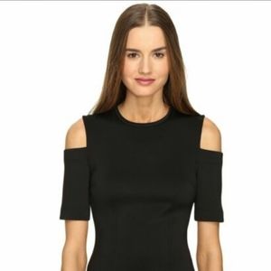 Yigal Azrouel Cold Shoulder Scuba Top NWOT